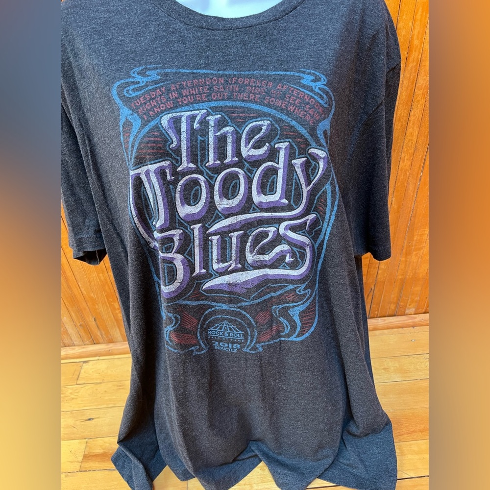 The Moody Blues Band Tee Rock & Roll Hall of Fame Graphic T-Shirt
